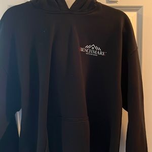 Black work hoodie